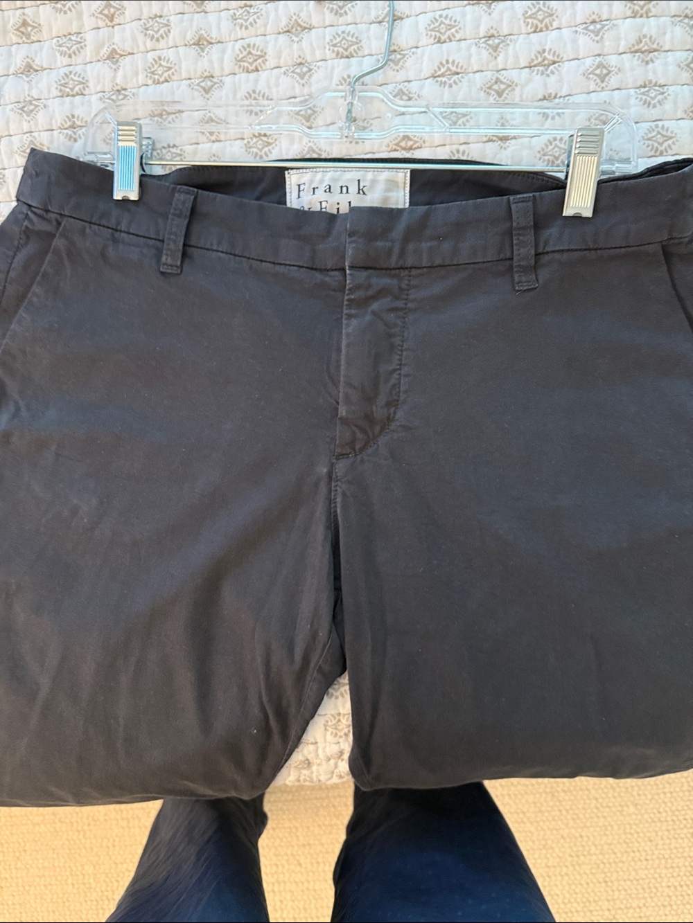 Frank & Eileen Navy Chino Pants